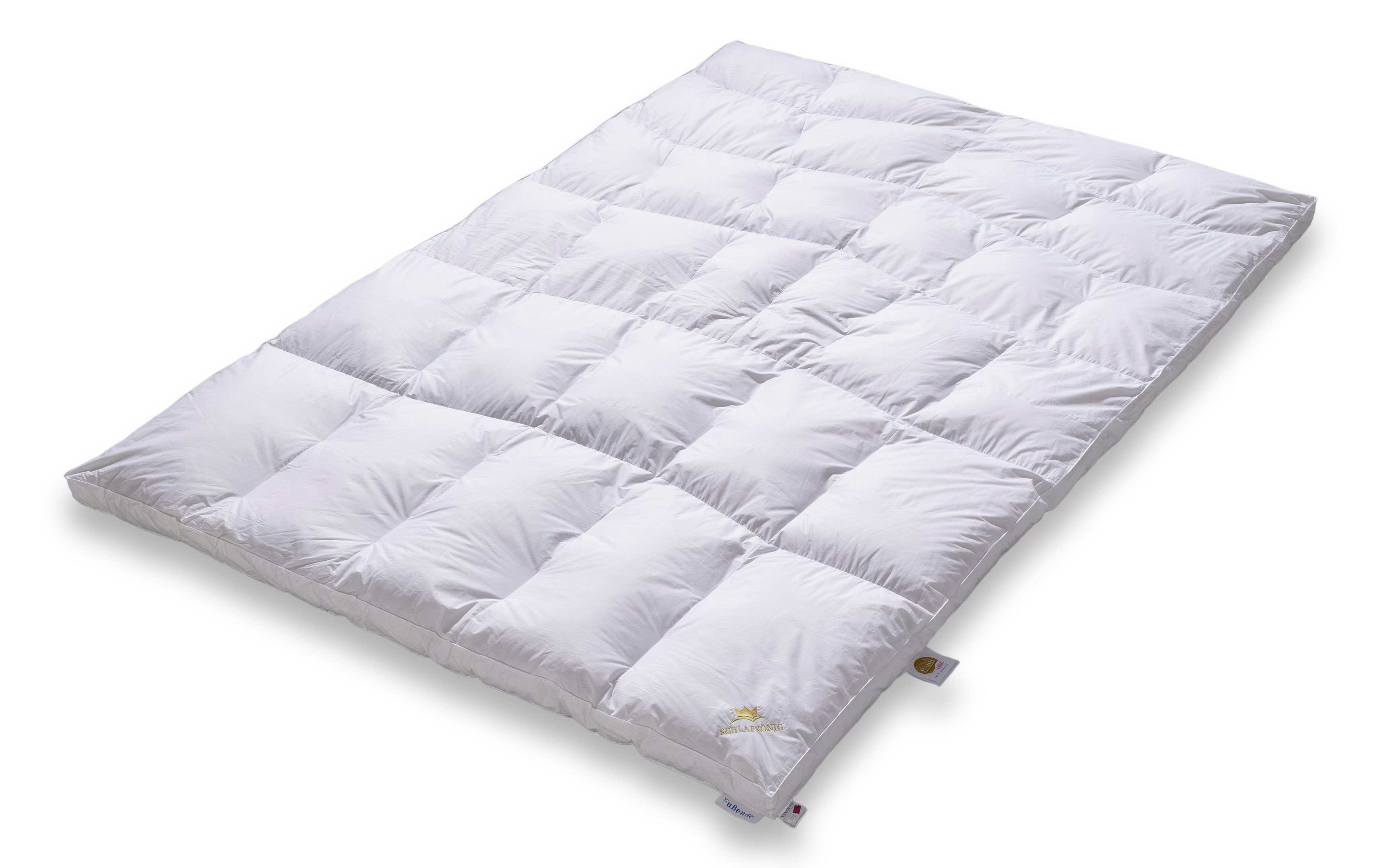 Daunendecke extra warm 135x200 seitlich