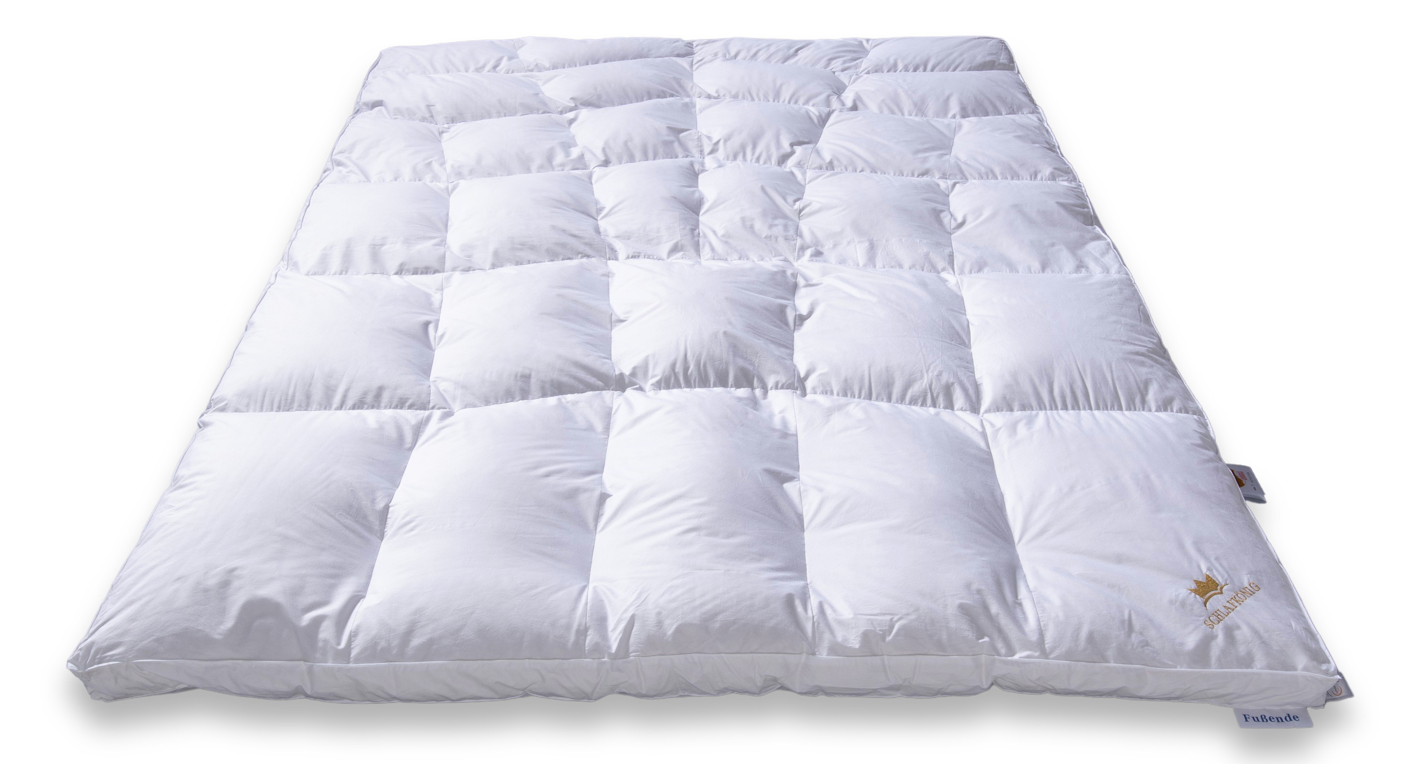 Daunendecke extra warm 135x200 Frontansicht
