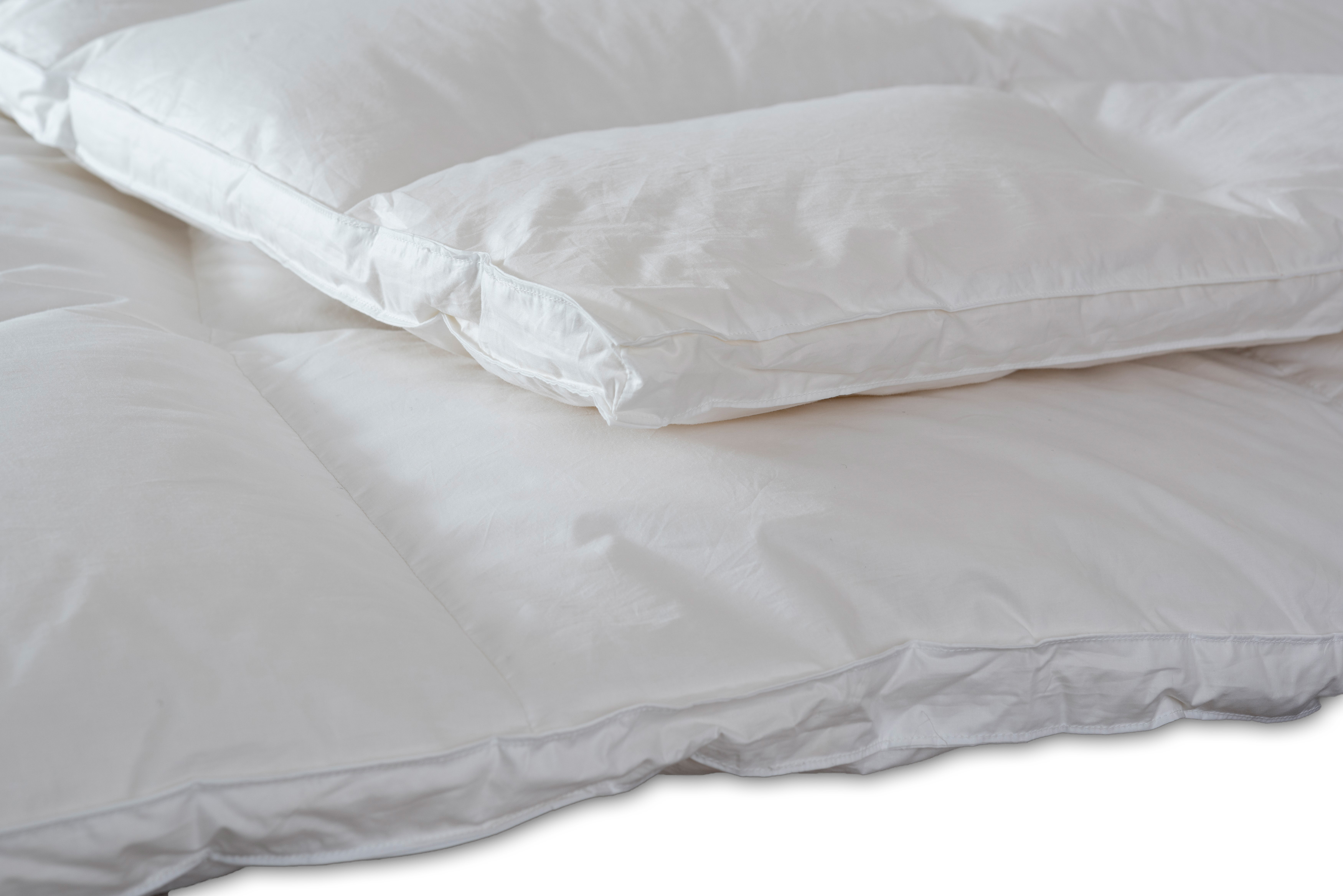 Daunendecke medium warm Schlafkönig mit 3 cm Steg
